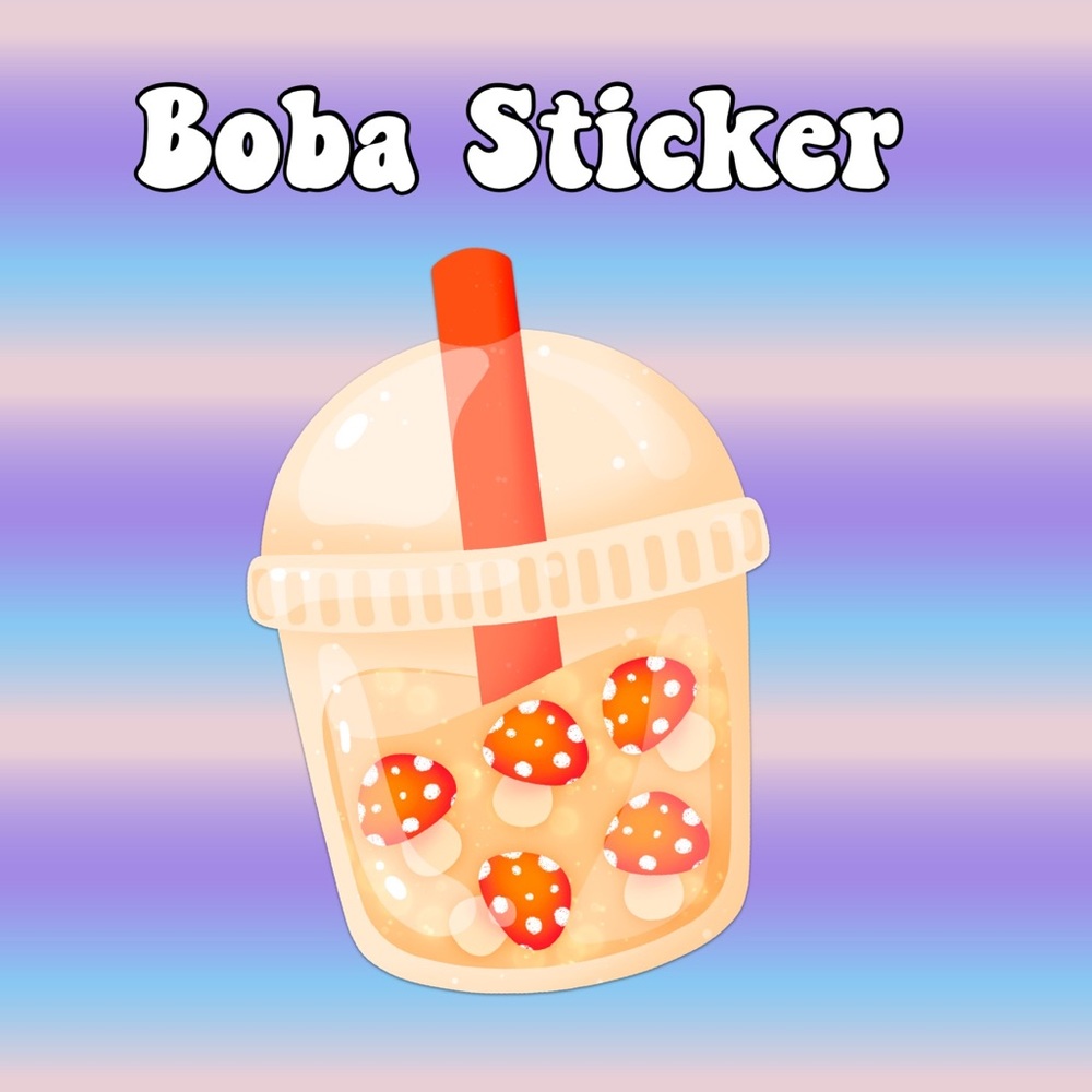 5/$5 Kawaii Sticker Boba